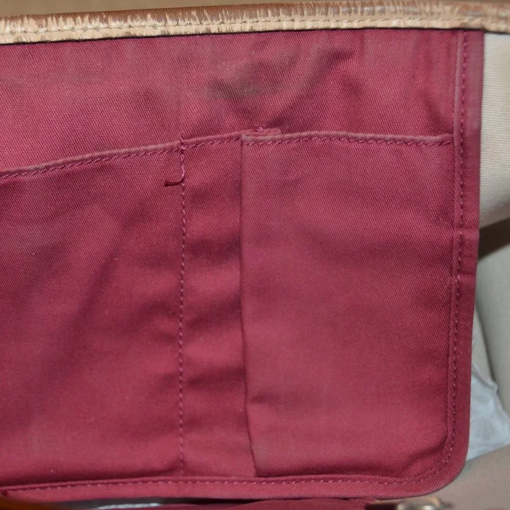 AUTH COACH SIGNATURE SUMMER PINK 25673 PARK METRO COATED LG SHOPPER TOTE PURSE